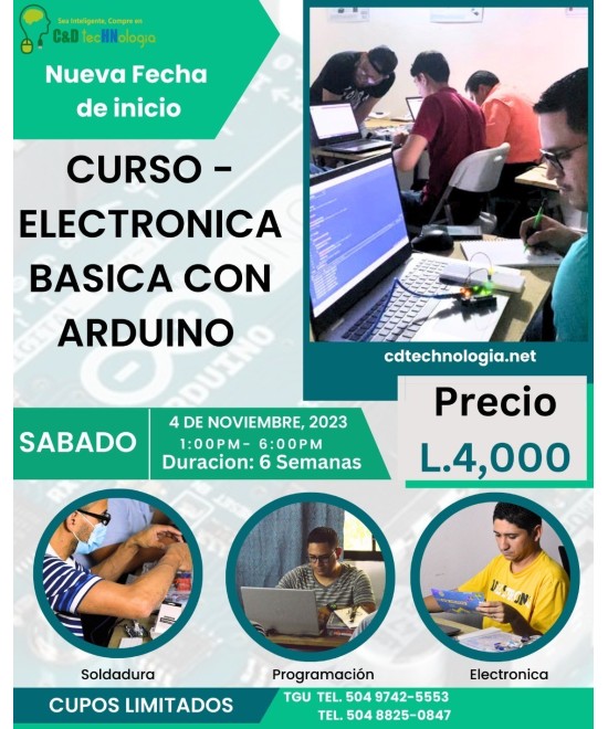 Curso-Taller de Electronica Basica con Microcontroladores (2023)