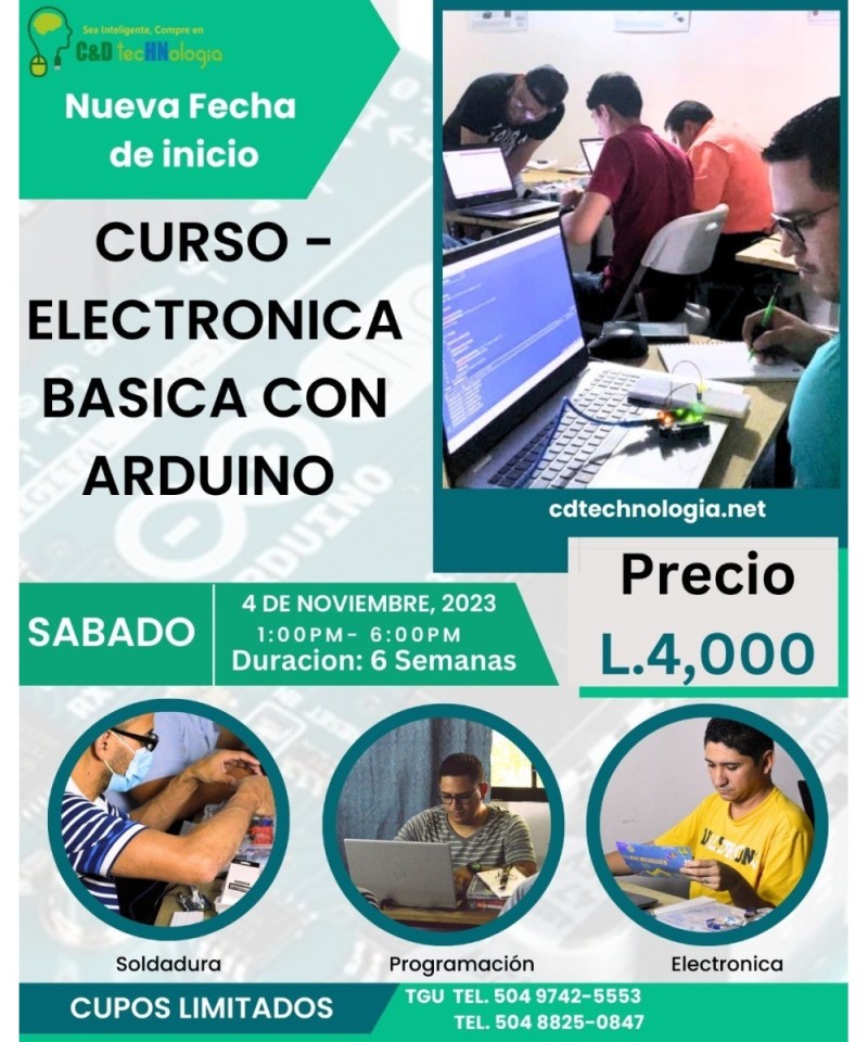 Curso-Taller de Electronica Basica con Microcontroladores (2023)