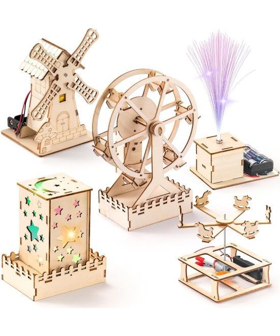 Proyectos de Experimentos de Ciencia STEM 5 en 1 (Kit)