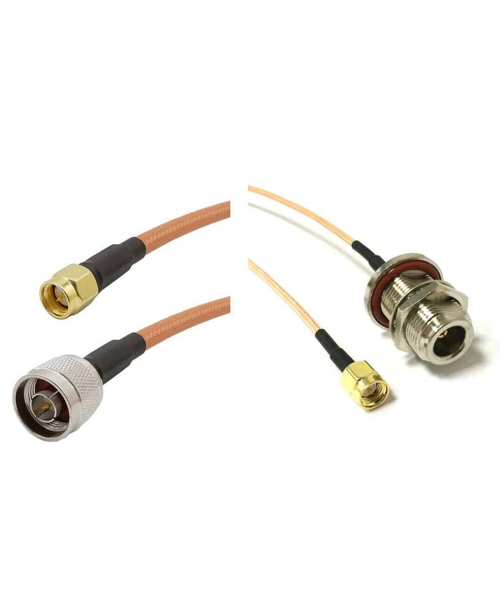 Extension de SMA Macho a Conector Tipo N