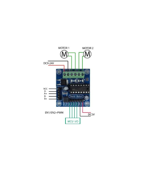 Controlador de motor mini L293D