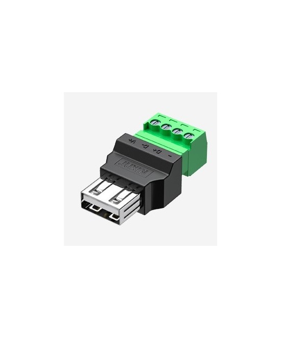 adaptador USB con Terminal Tipo Bloque 4 pines hembra / macho