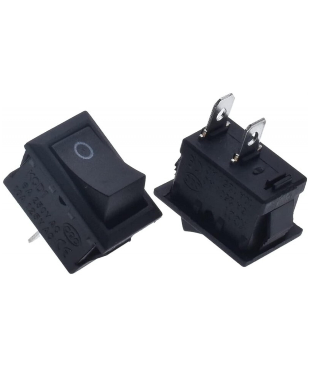 Mini interruptor push button 15x21mm 2 pines KCD1