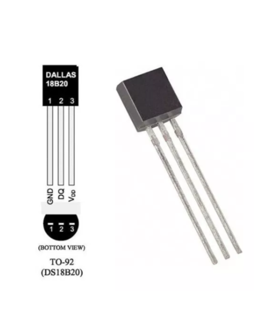Sensor de temperatura DS18B20 TO-92