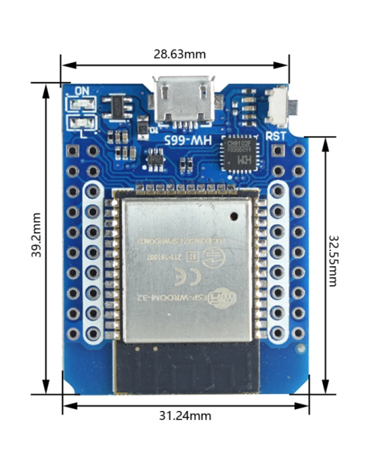 Tarjeta de desarrollo ESP32 D1 mini WIFI BLUETOOTH