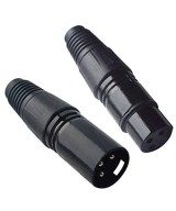 Conector XLR Macho - Hembra