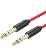 Cable para audio 1/4 (6.35mm) a 1/4 (6.35mm) stereo / mono macho a macho 2M