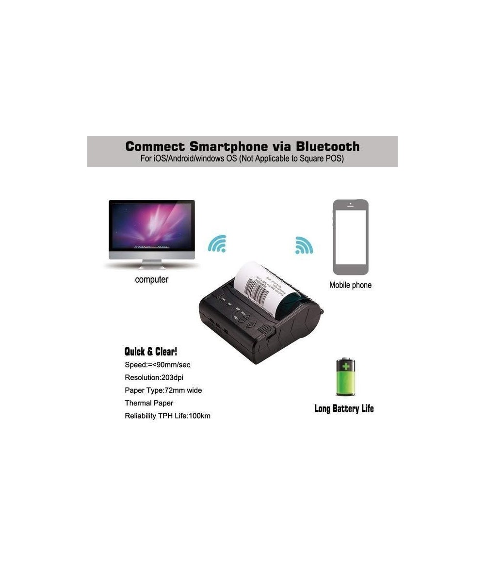 Mini Impresora Termica Bluetooth M80
