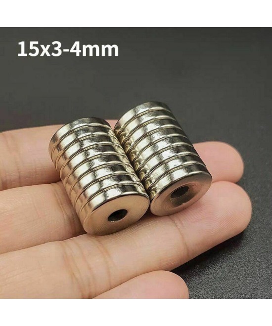 Imanes de Neodimio circulares con Agujeros