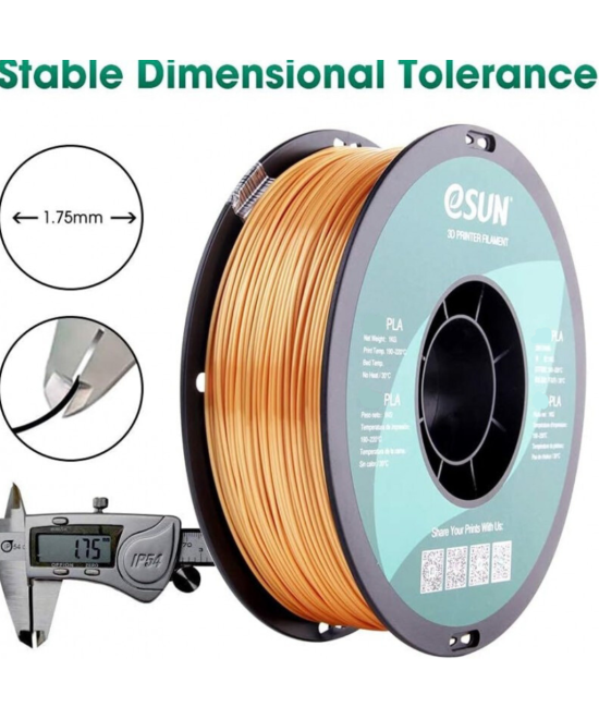 FILAMENTO PLA+ ESUN 1.75MM 1KG