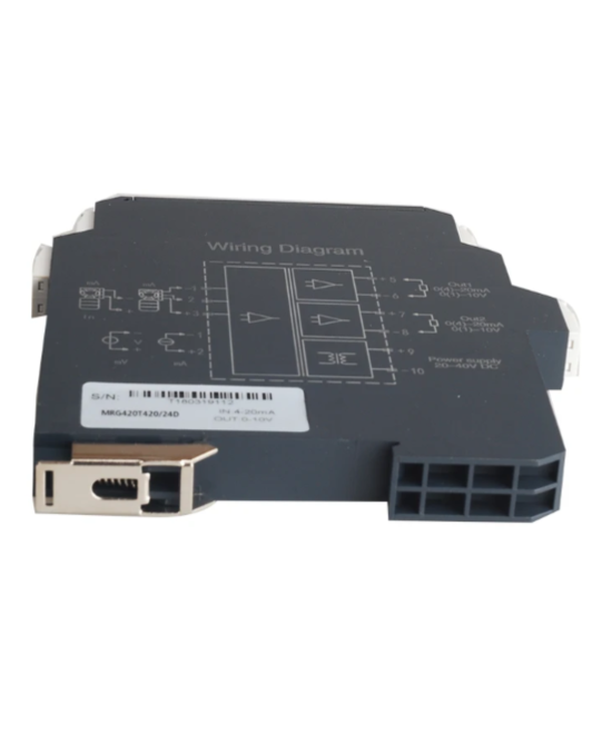 Aislador de señal analógico, 12-24V de 4-20mA, 1 en 1, 0-10V