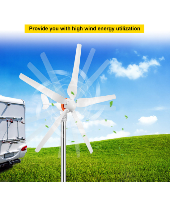 Generador de viento 500W 12V  Aerogenerador VEVOR