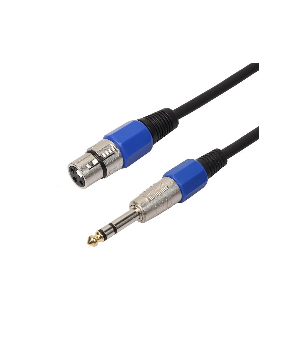 Cable de audio de 1/4'' (6.35mm) a XLR hembra