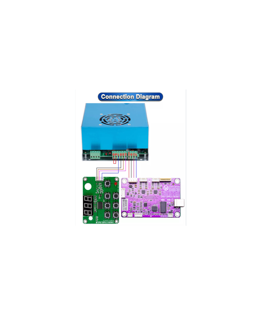 Tarjeta Madre para Sistema de Grabado y Cortado Laser CO2 M3 Lihuiyu (DIY)