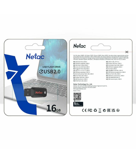 Memoria USB 2.0 16GB Netac