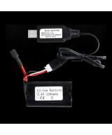 Cargador usb para bateria de litio 3 pines 7.4V