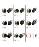 Conectores GX16 tipo aviador 16mm