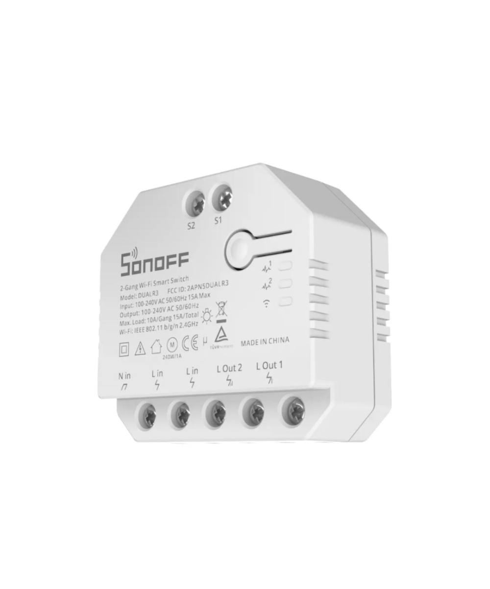Interruptor inteligente doble canal Sonoff