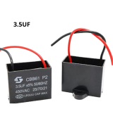 Capacitor de arranque de motor de ventilador CBB61 450V 0.8UF - 25UF