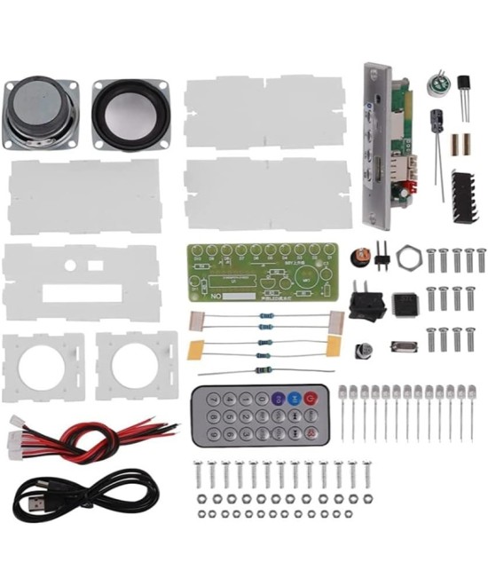 Proyecto de electrónica parlante con luz (DIY)