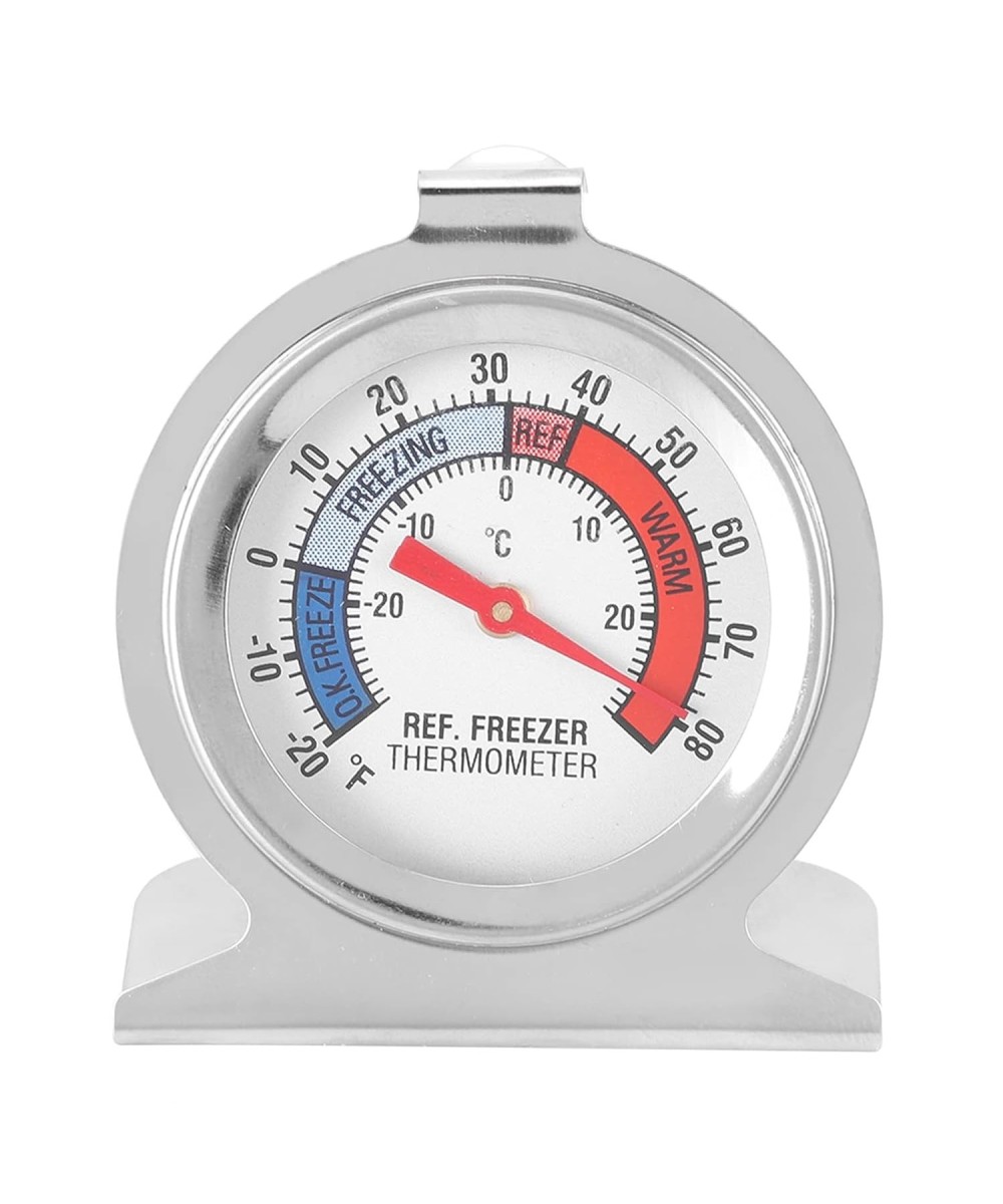 Termometro de acero inoxidable para refrigerador y horno
