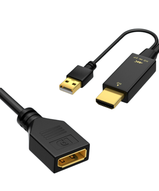 Adaptador HDMI a Display Port 4K 60Hz
