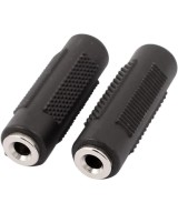 Acoplador de audio 3.5mm hembra - hembra