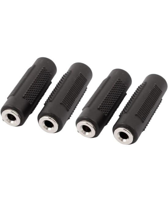 Acoplador de audio 3.5mm hembra - hembra