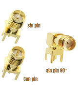 Conector SMA hembra para PCB