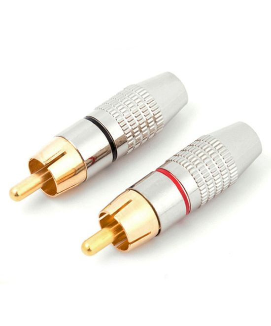 Conector de audio RCA Macho y Hembra
