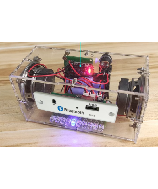 Proyecto de electrónica parlante con luz (DIY)