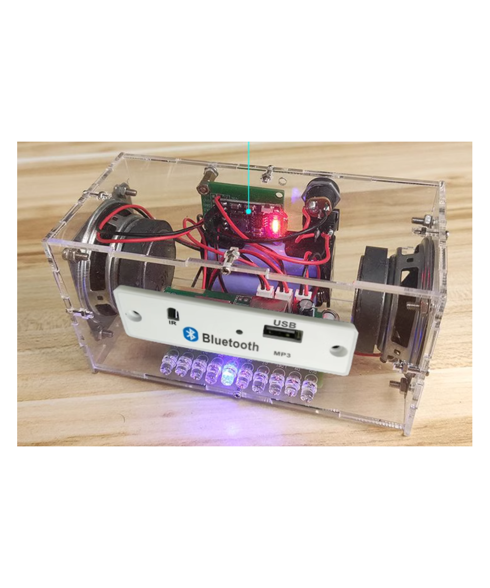 Proyecto de electrónica parlante con luz (DIY)