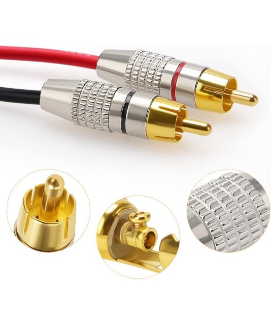 Conector de audio RCA Macho y Hembra