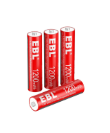 Batería AA / AAA 1.5V EBL Recargable de Litio (4U)