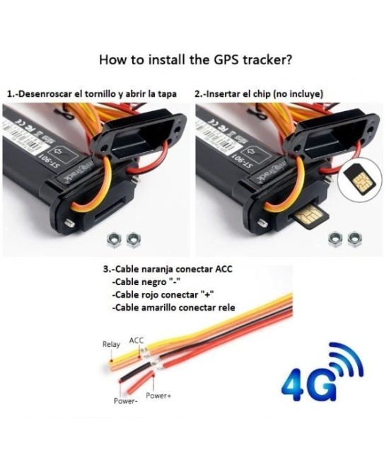GPS para Vehiculo / Moto ST-901 4G