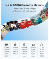 MEMORIA MICROSD LEXAR 32-128GB
