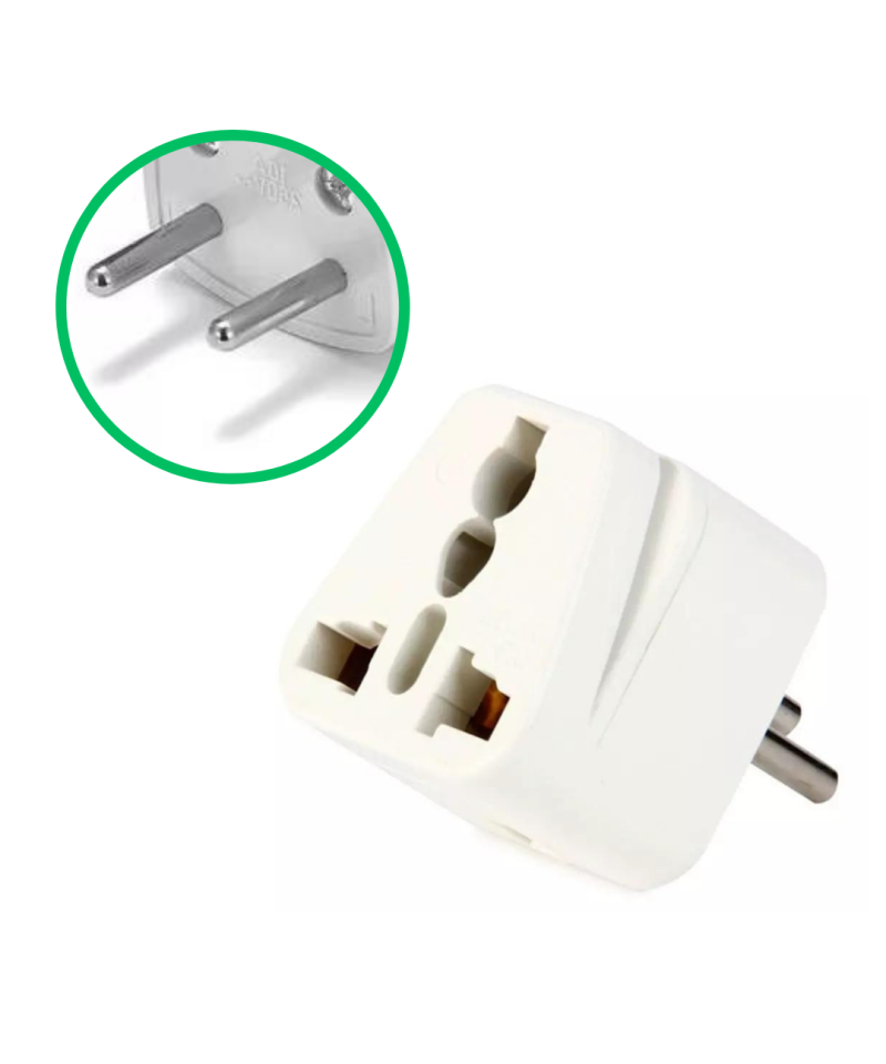 Adaptador de enchufe electrico de americano a europeo