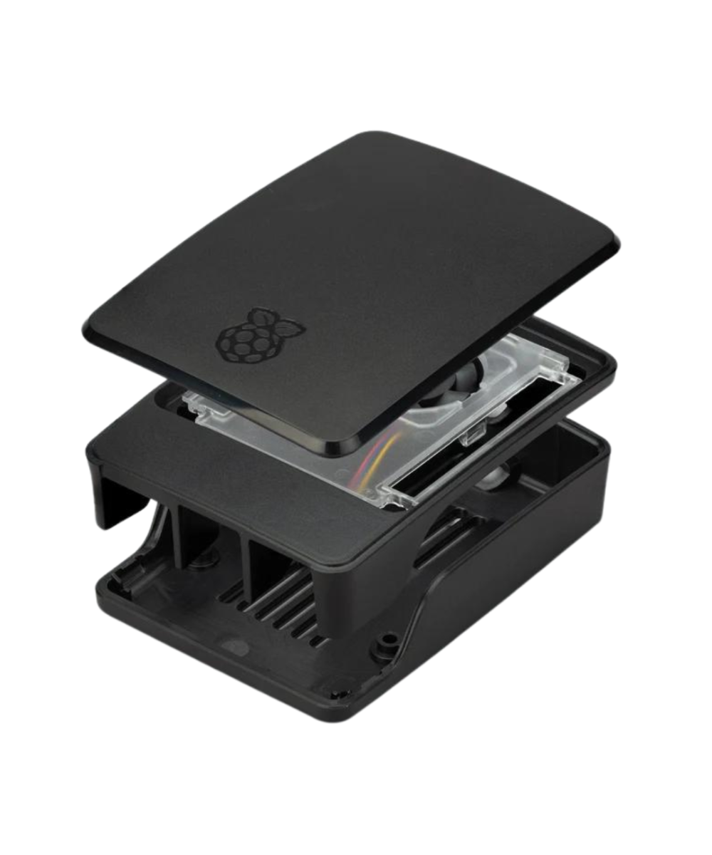 Contenedor para Raspberry pi 5 con ventilador