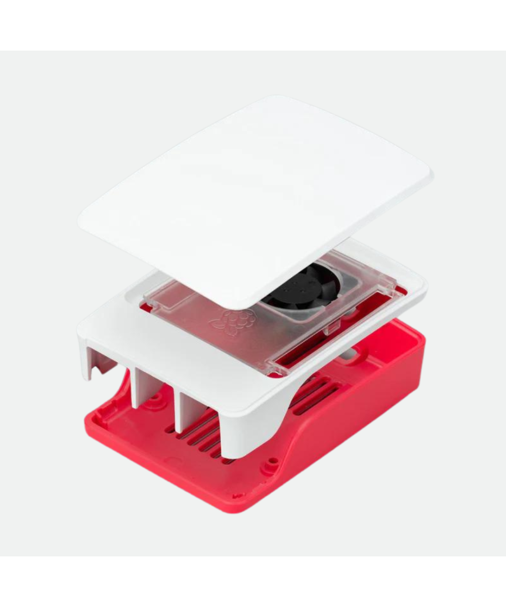 Contenedor para Raspberry pi 5 con ventilador