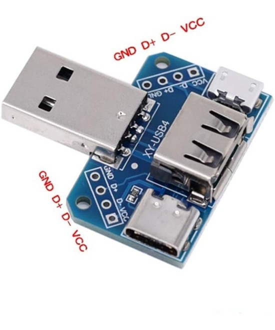 Modulo adaptador USB hembra a Micro USB a USB-C