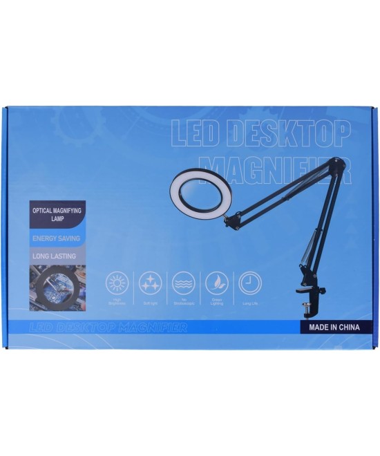 Lupa de mesa grande 10x 13W