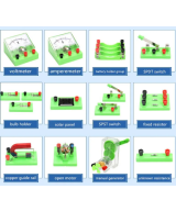 Kit de experimento de electricidad y magnetismo