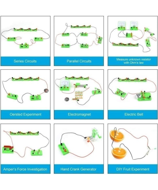 Kit de experimento de electricidad y magnetismo