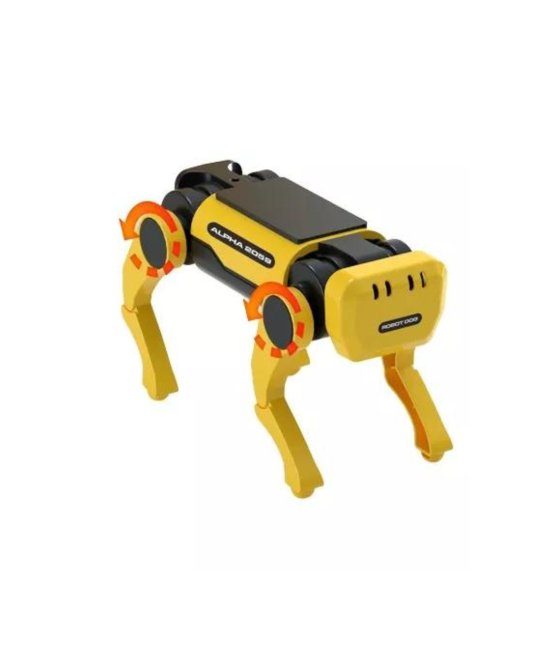 Perro robot cuadrupedo solar