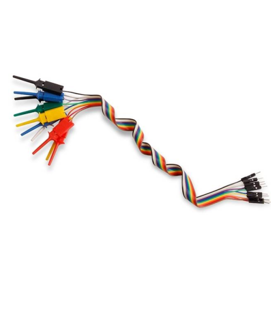 Puntas de prueba dupont 10 lineas 5 colores Macho-Hembra 30CM