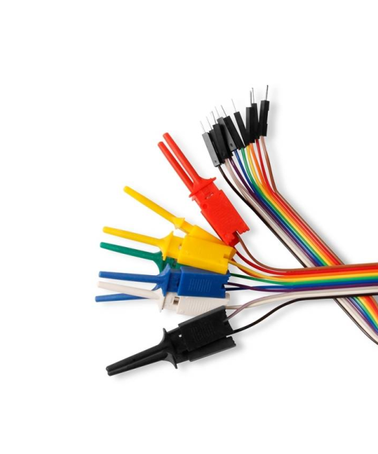 Puntas de prueba dupont 10 lineas 5 colores Macho-Hembra 30CM