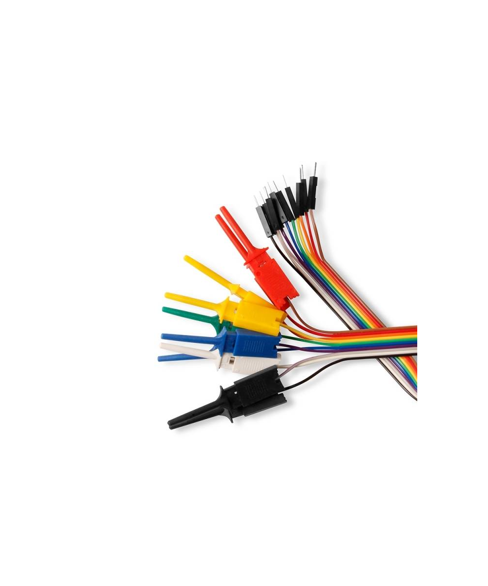 Puntas de prueba dupont 10 lineas 5 colores Macho-Hembra 30CM