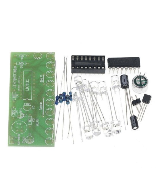 Modulo control de Voz LED DIY CD4017
