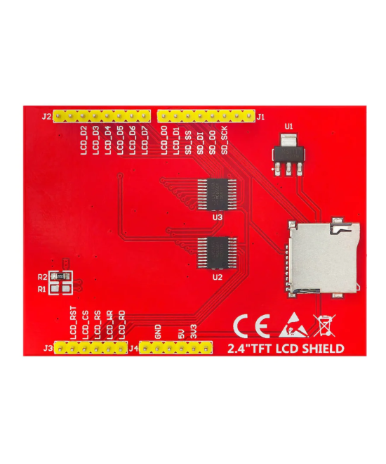 Pantalla LCD TFT 2.4' touch shield