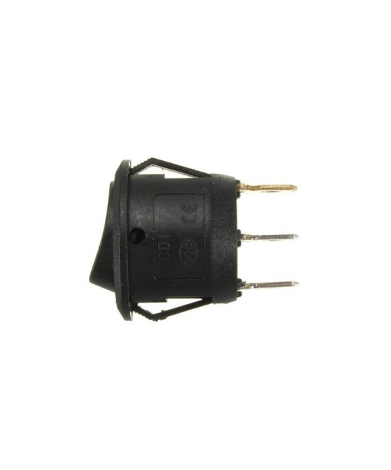 Interruptor redondo de 3 pines con luz roja y verde/Protector impermeable 20mm ON/OFF